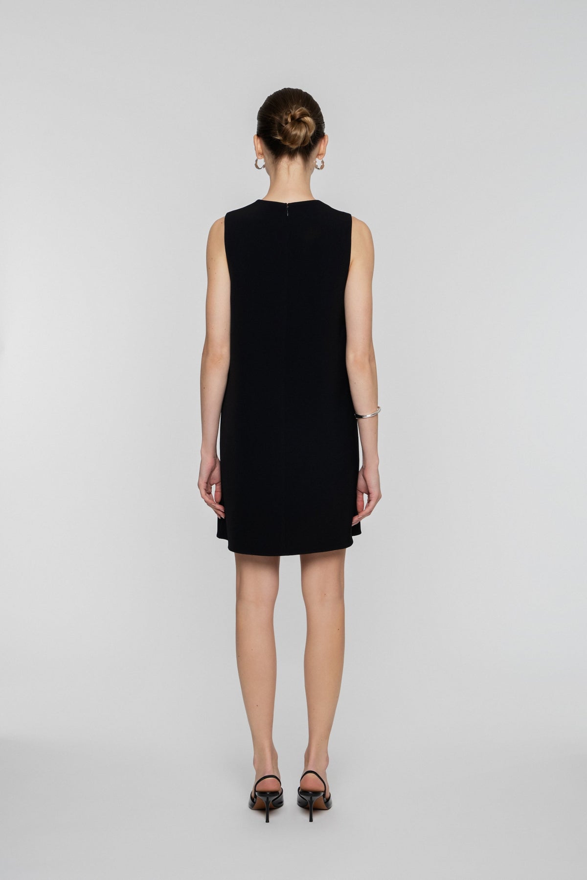 Round Neck Dress Cady Stretch