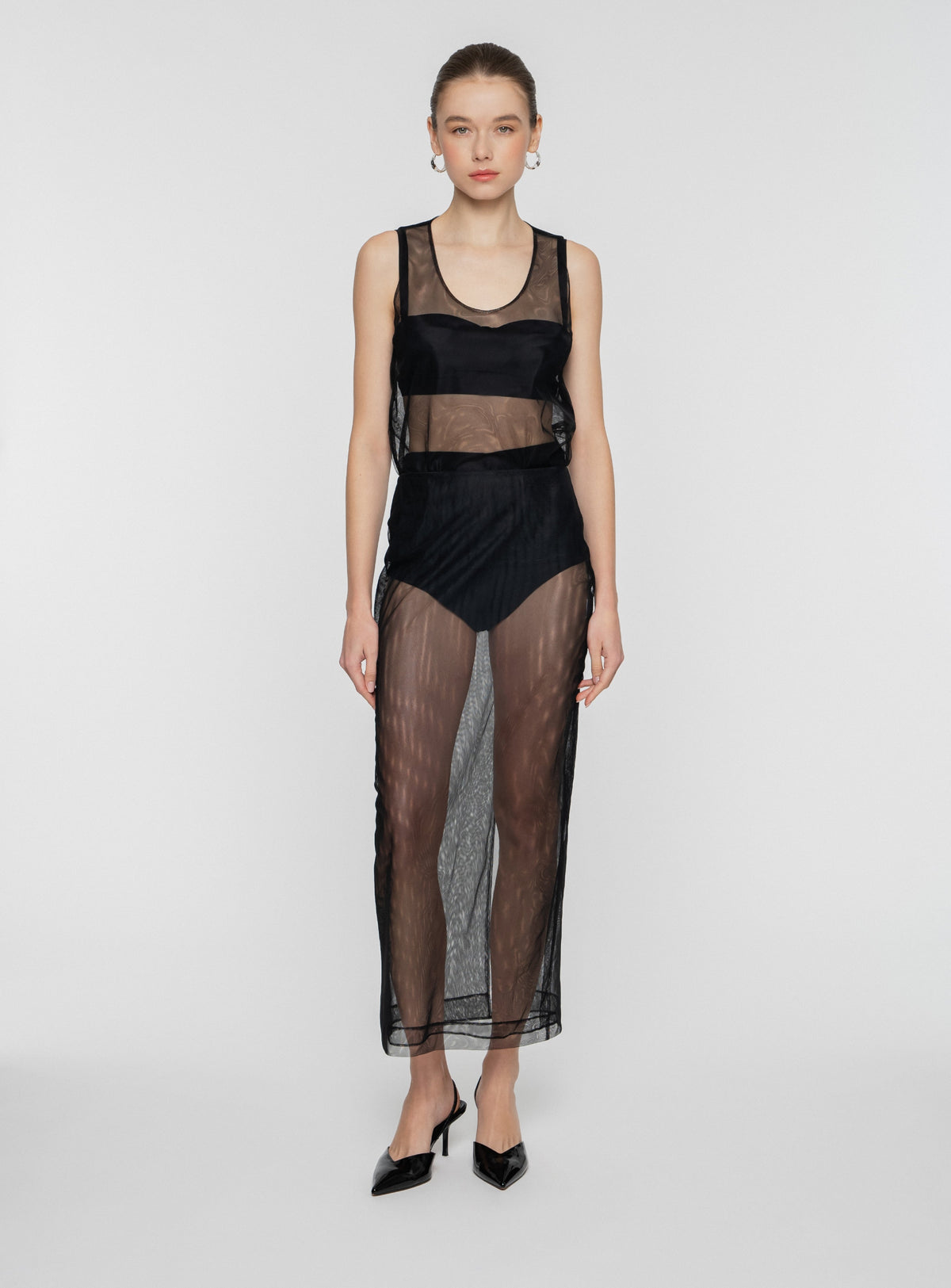 Long Skirt in Tulle