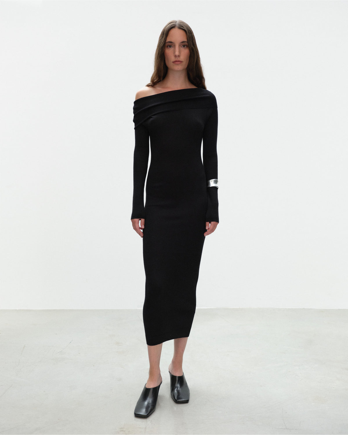 APRIL Dress in Silk and Cashmere