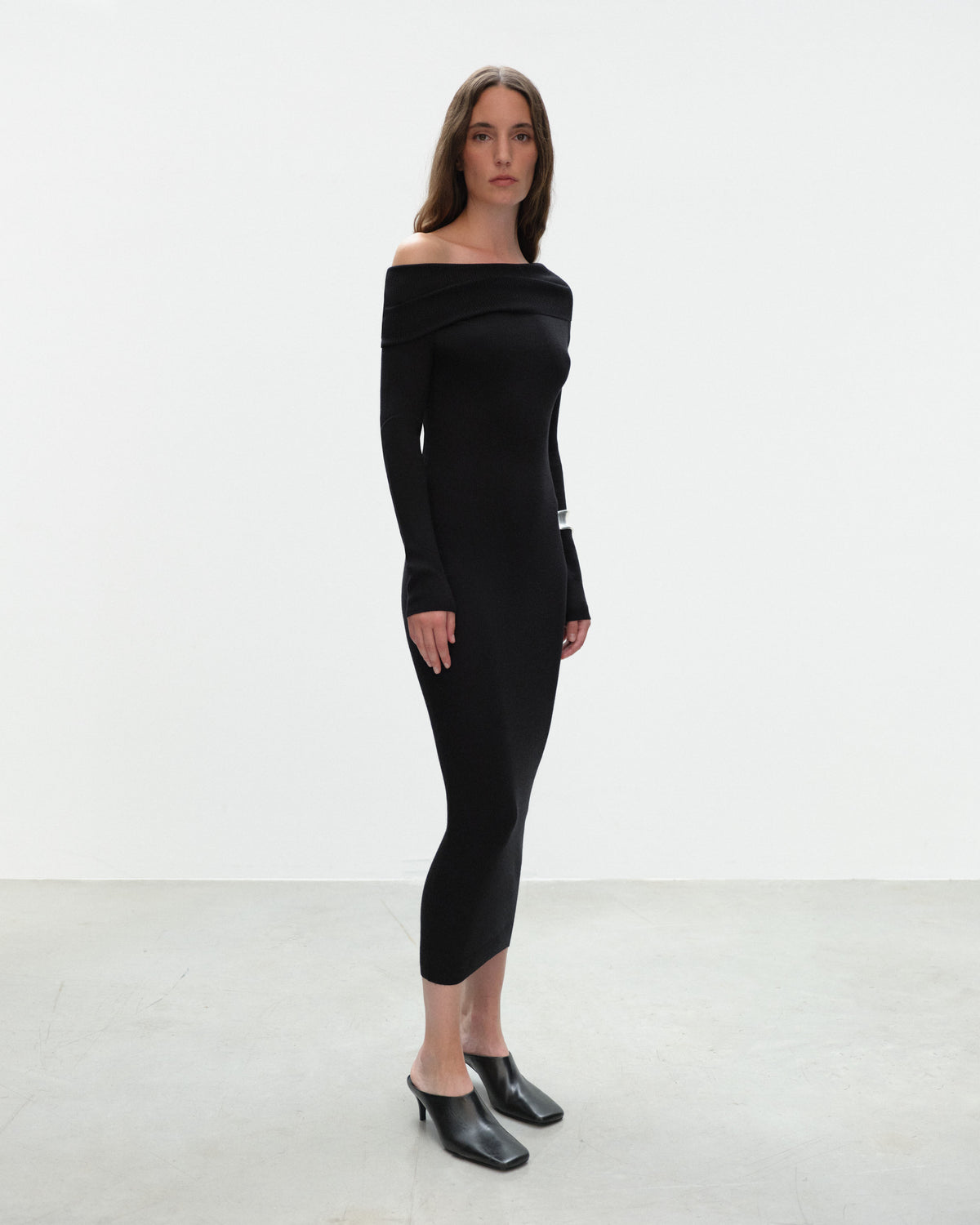 APRIL Dress in Silk and Cashmere