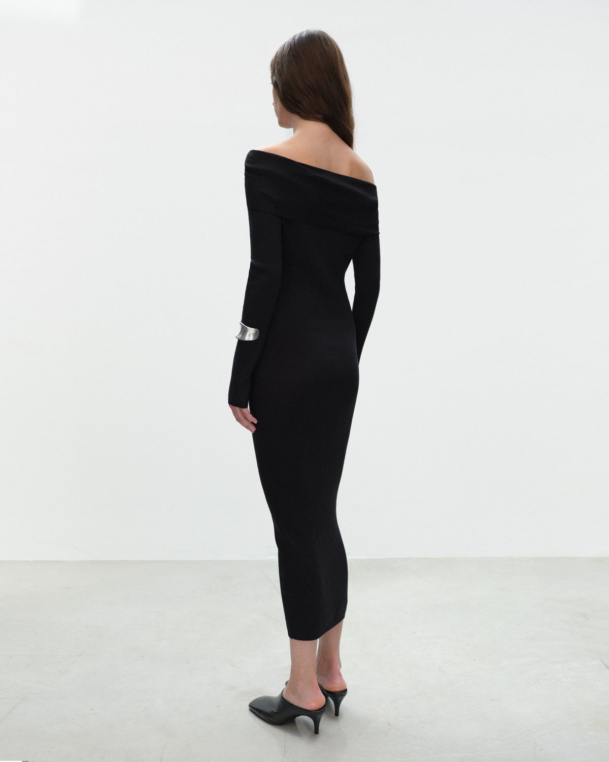 APRIL Dress in Silk and Cashmere