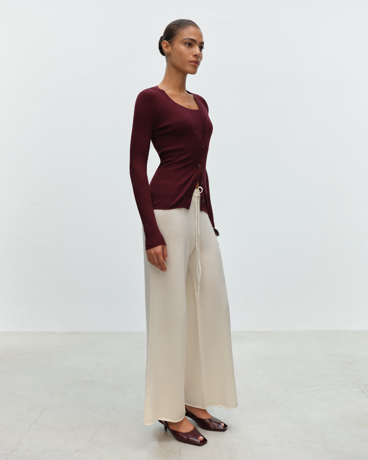 CLOE Cardigan in Silk and Cashmere
