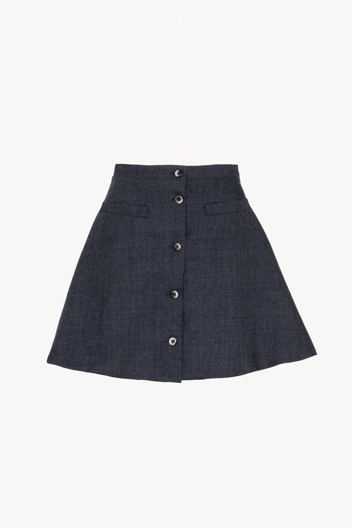 TEAL Mini Skirt in Wool