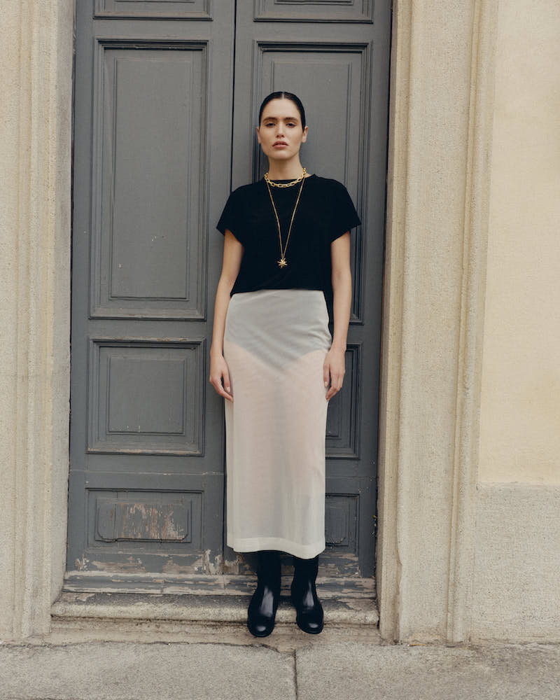 Long Skirt in Tulle