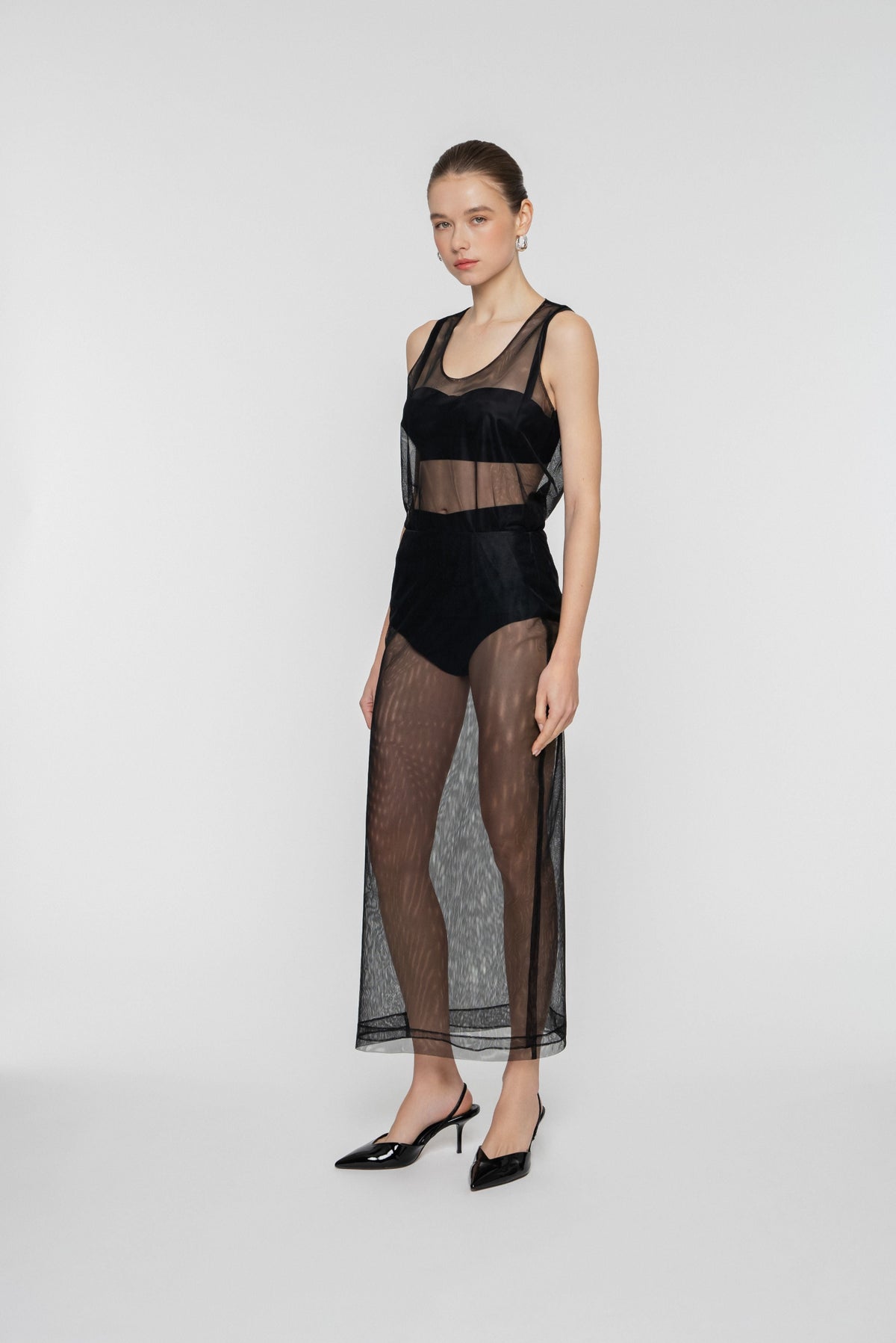 Long Skirt in Tulle