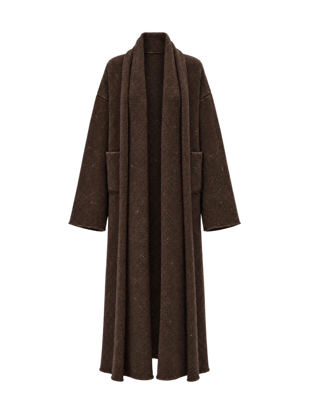CAMILLA Long Cardigan Brown