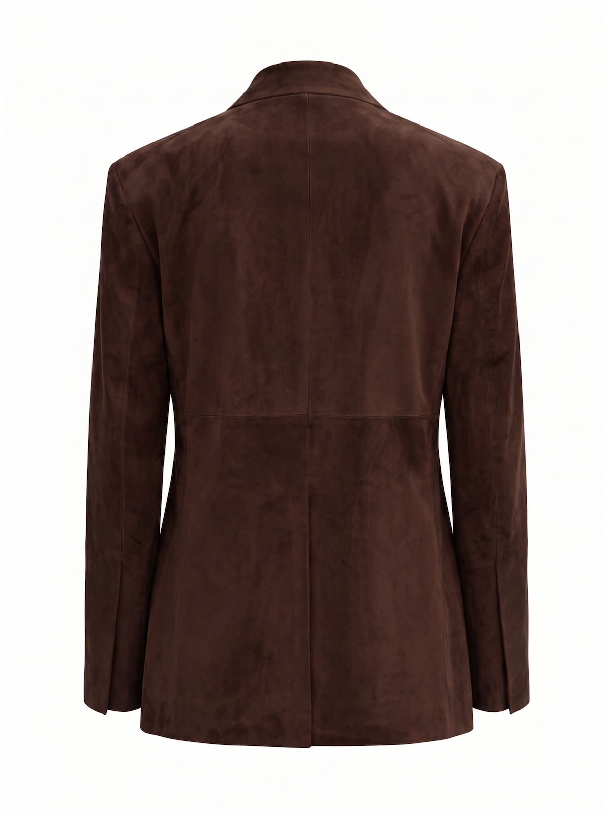 VERA Neckless Jacket in Suede