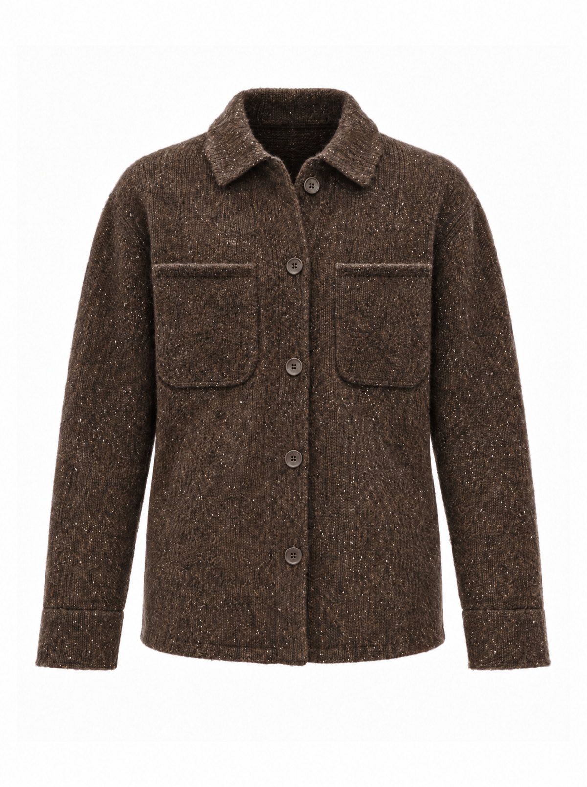 CANDICE Shirt with Pockets Brown