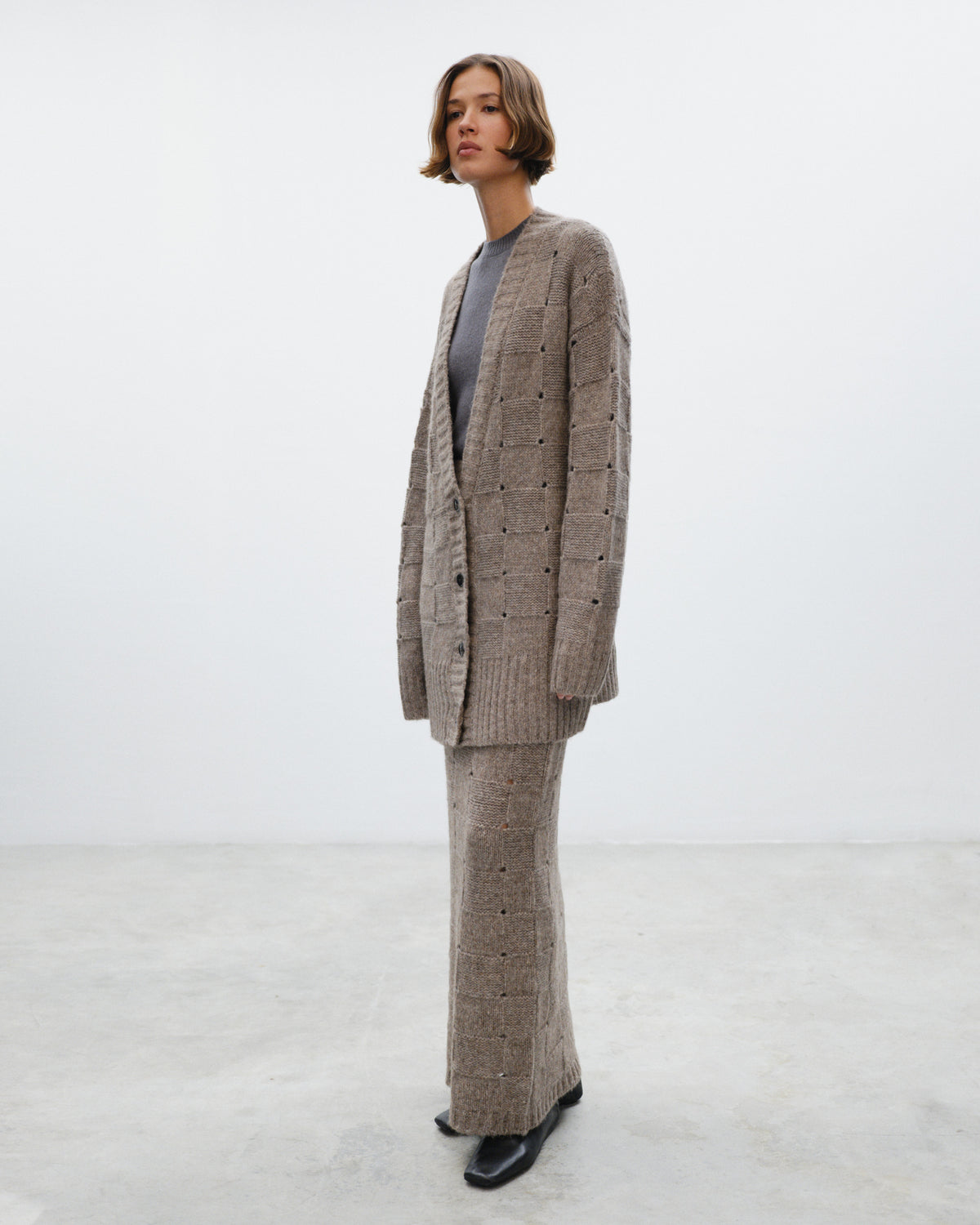 FAYE Basketwave Cardigan