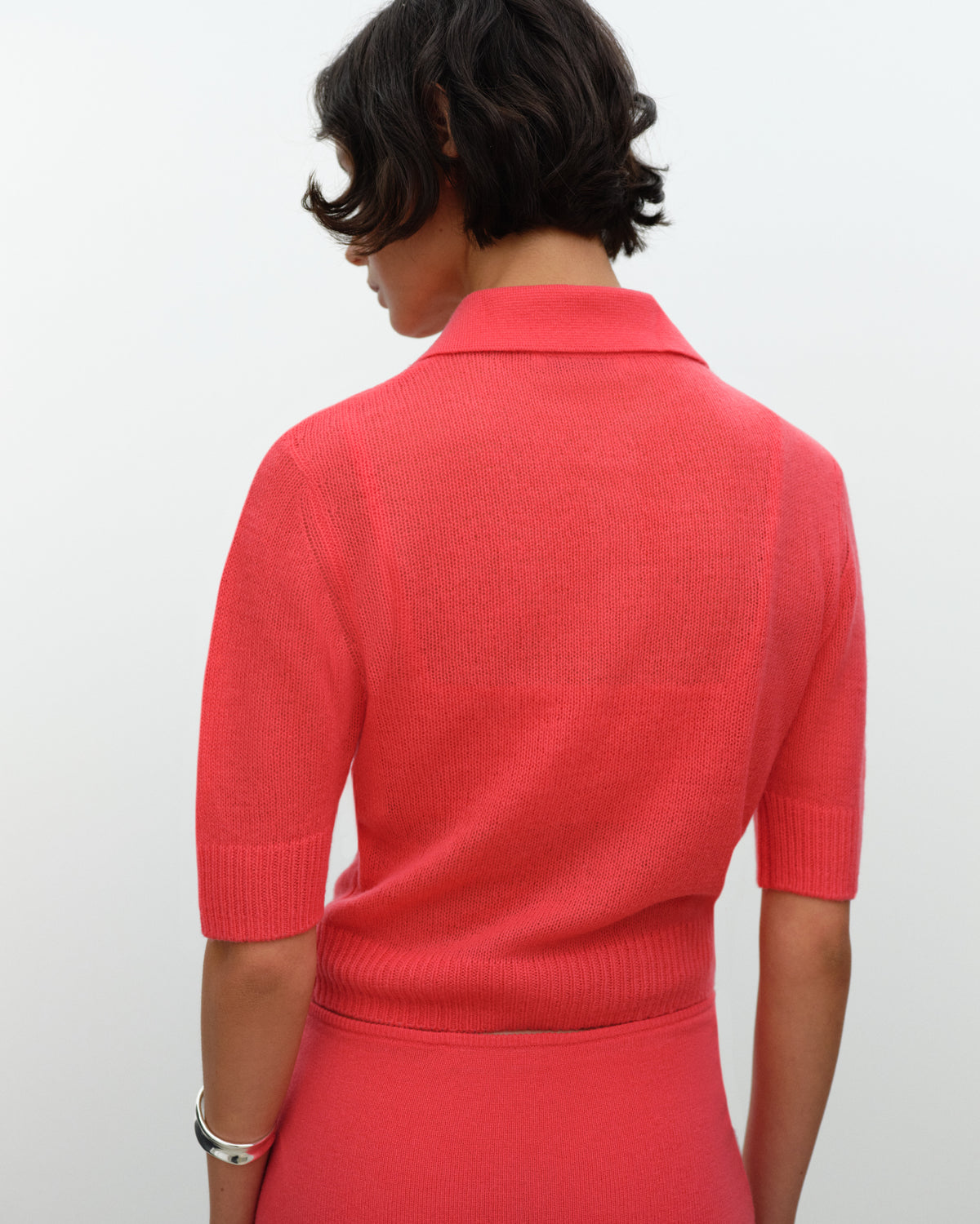 MARGOT Cashmere Cropped Polo