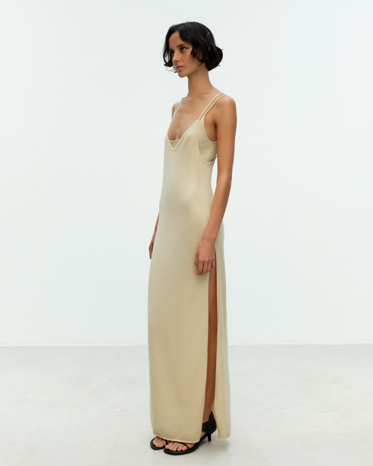 LIZZY Wool Cashmere Slip Dress