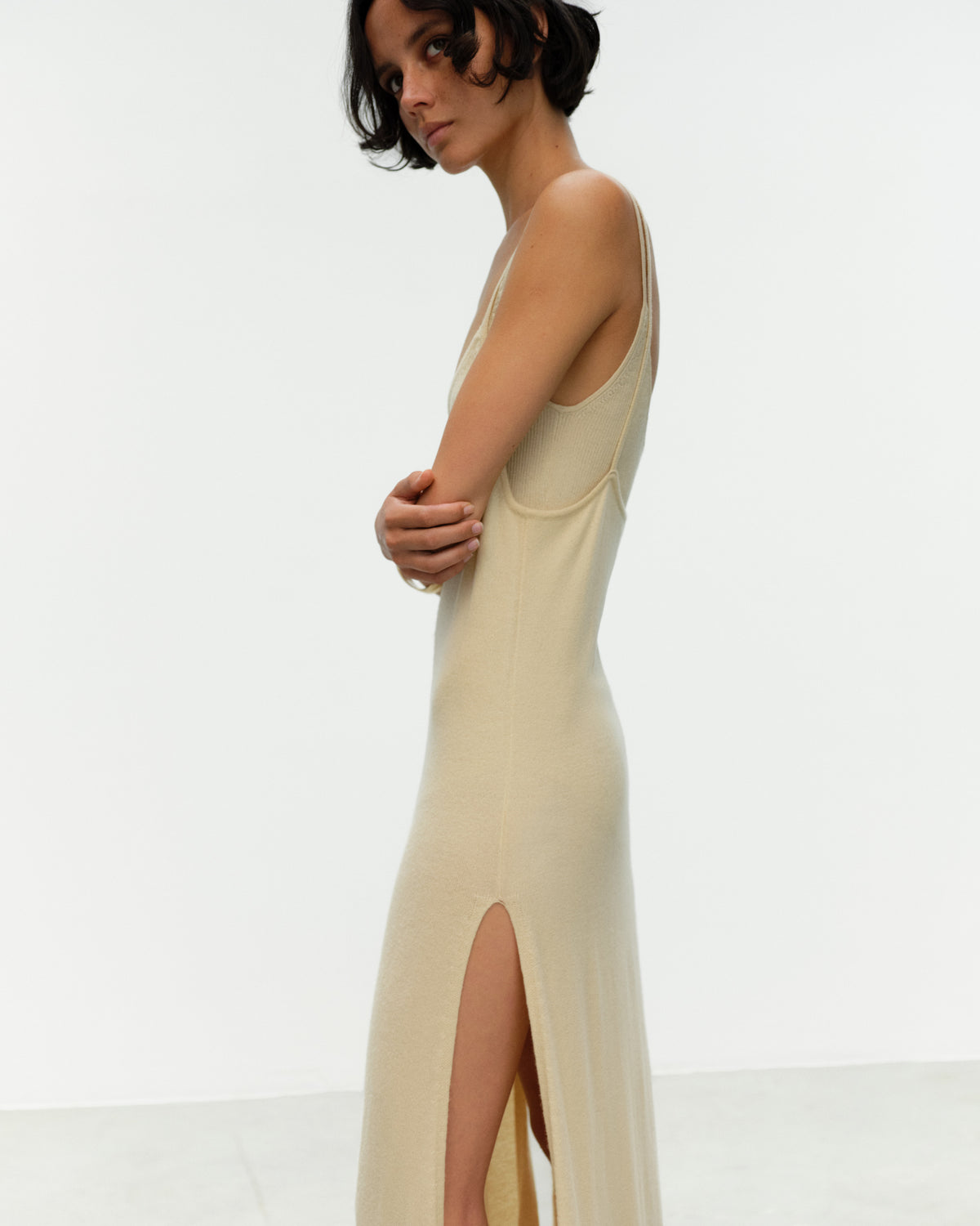 LIZZY Knitted Long Slip Dress ELY ELY LIZZY Knitted Long Slip Dress ELY ELY