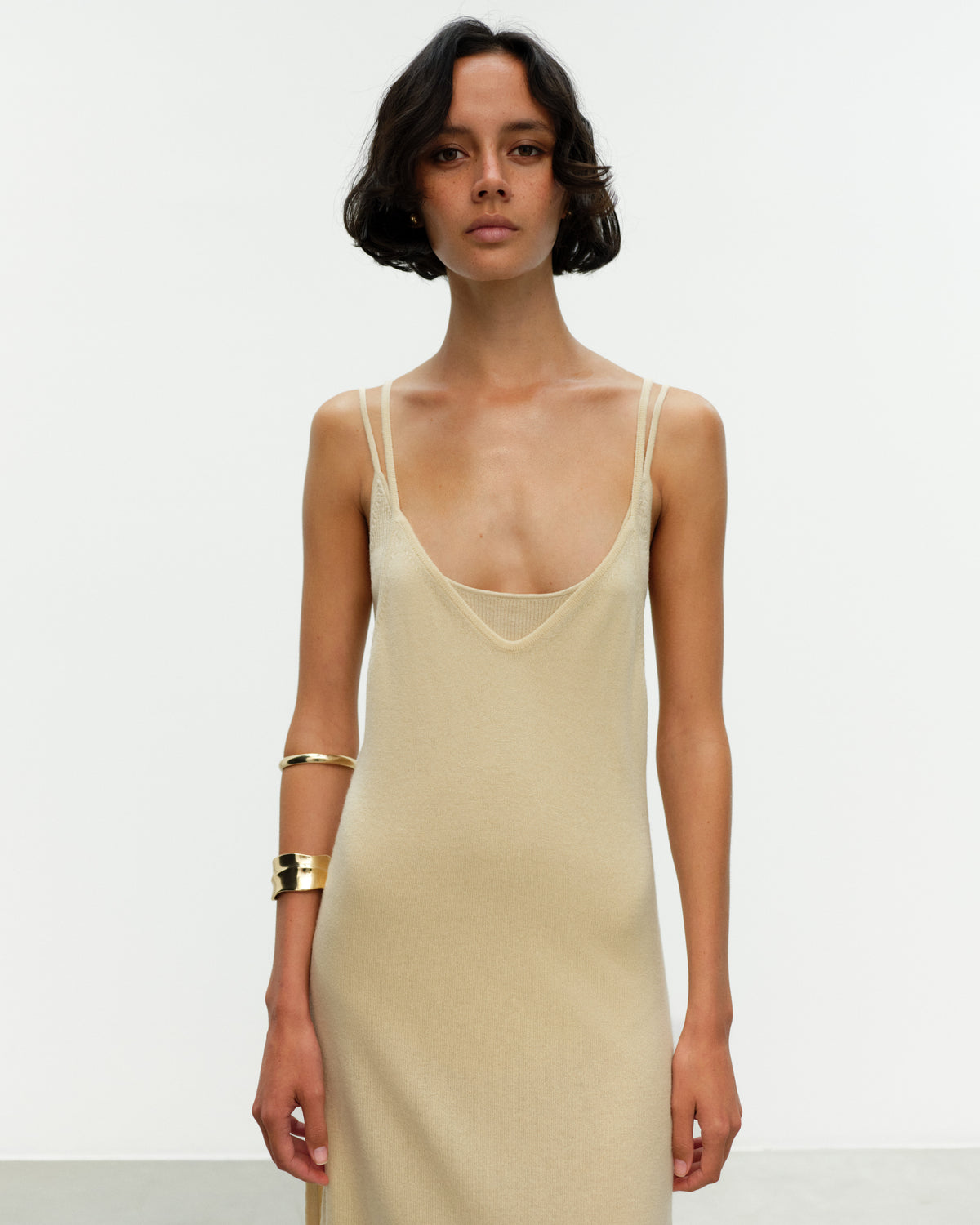 LIZZY Wool Cashmere Slip Dress