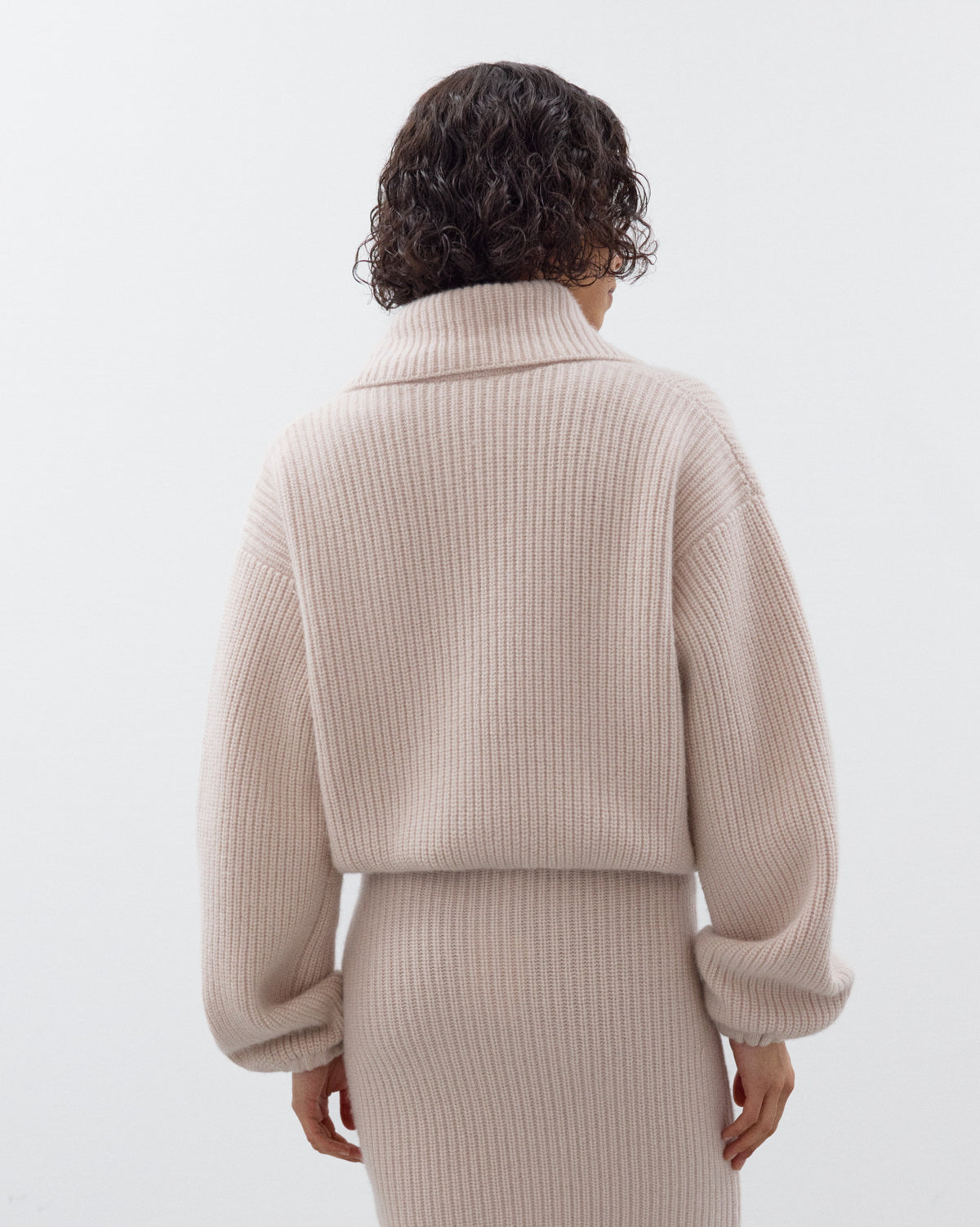 BETTIE Ribbed Bomber Cardigan