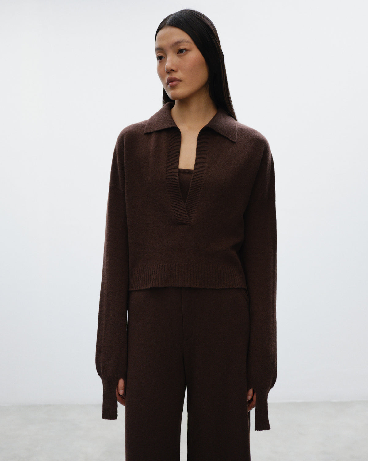 JULIA Open Neck Polo