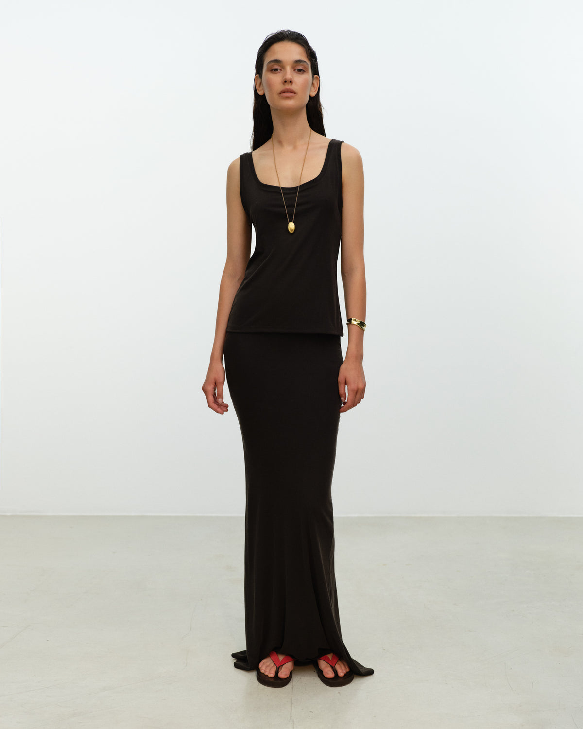 ELEONOR Jersey Long Skirt