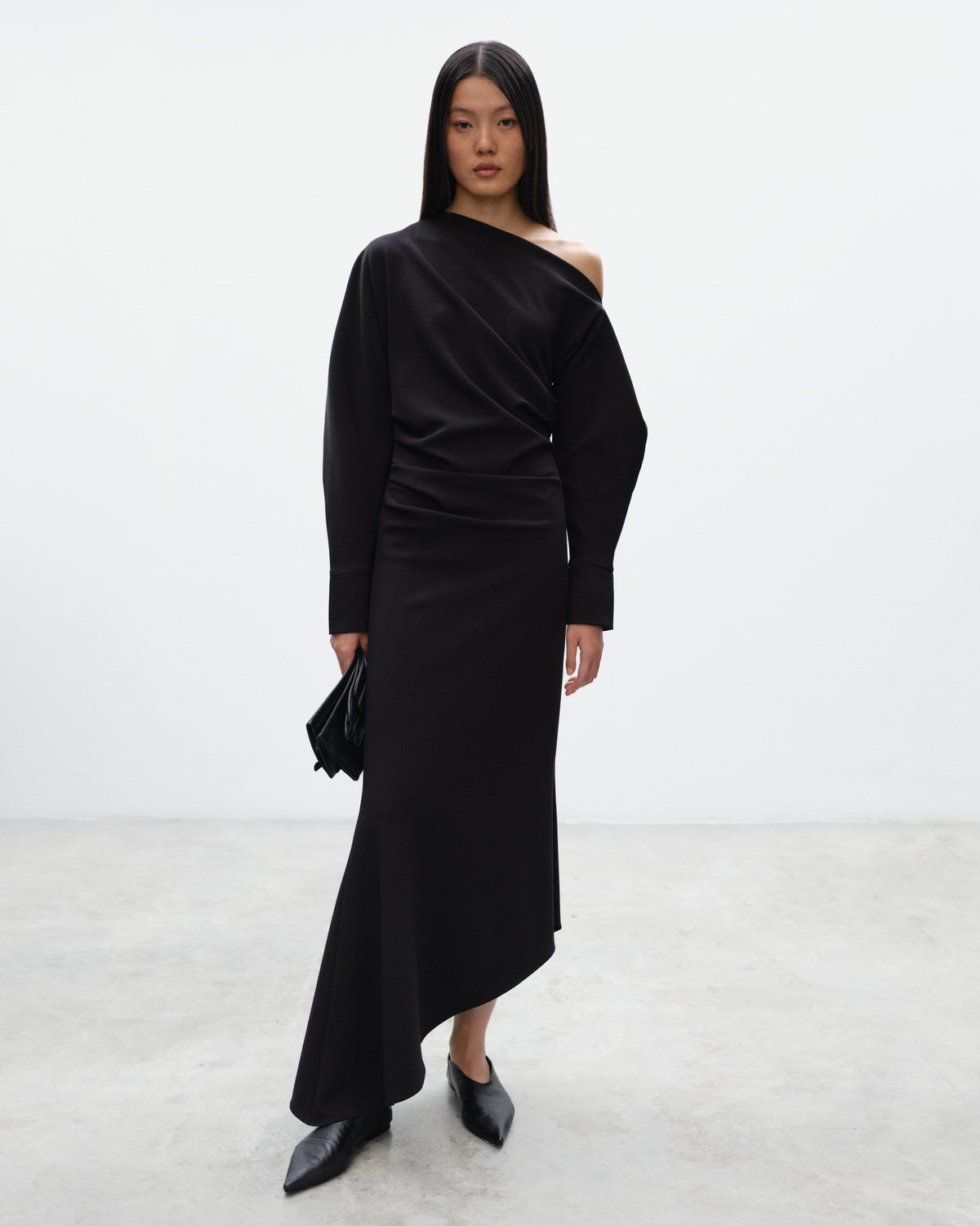 MARGY Cut Out Shoulder Dress