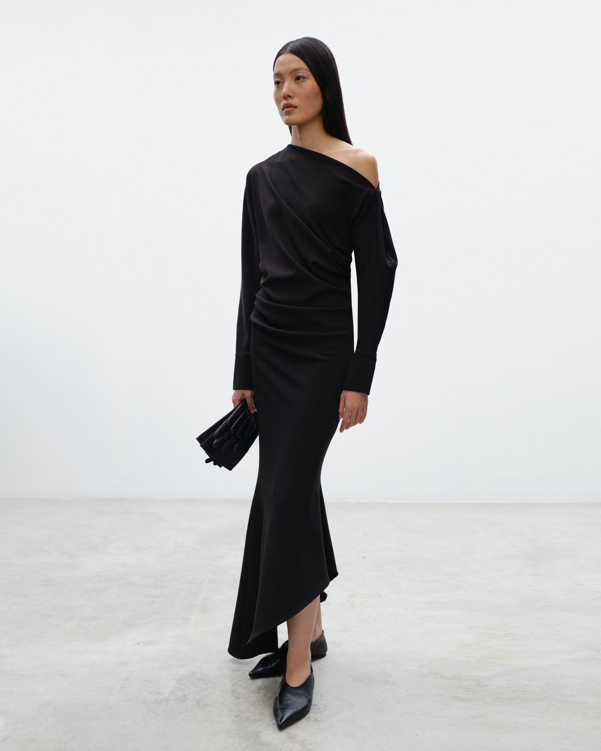 MARGY Cut Out Shoulder Dress