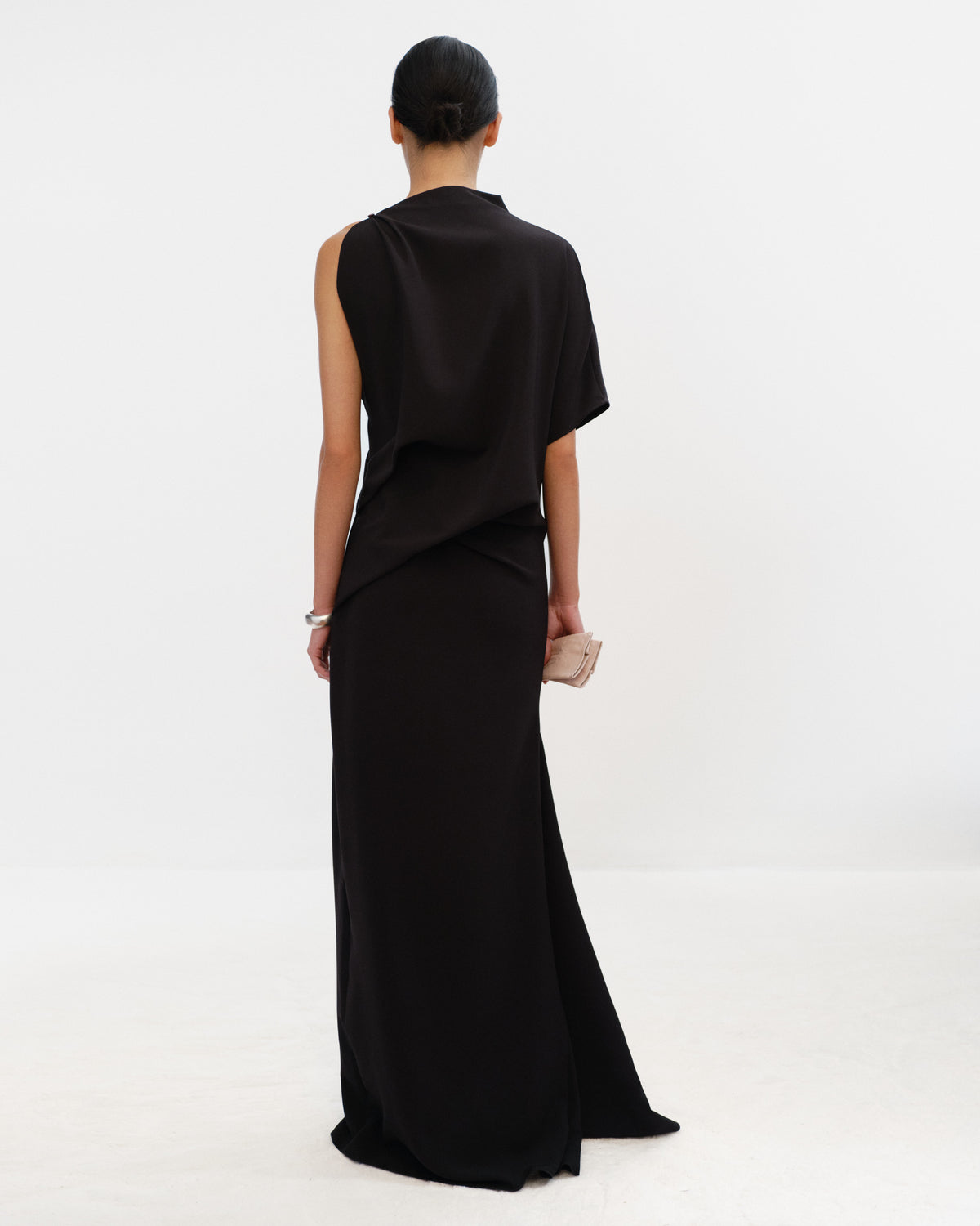 MAZZY Funnel Neck Long Dress