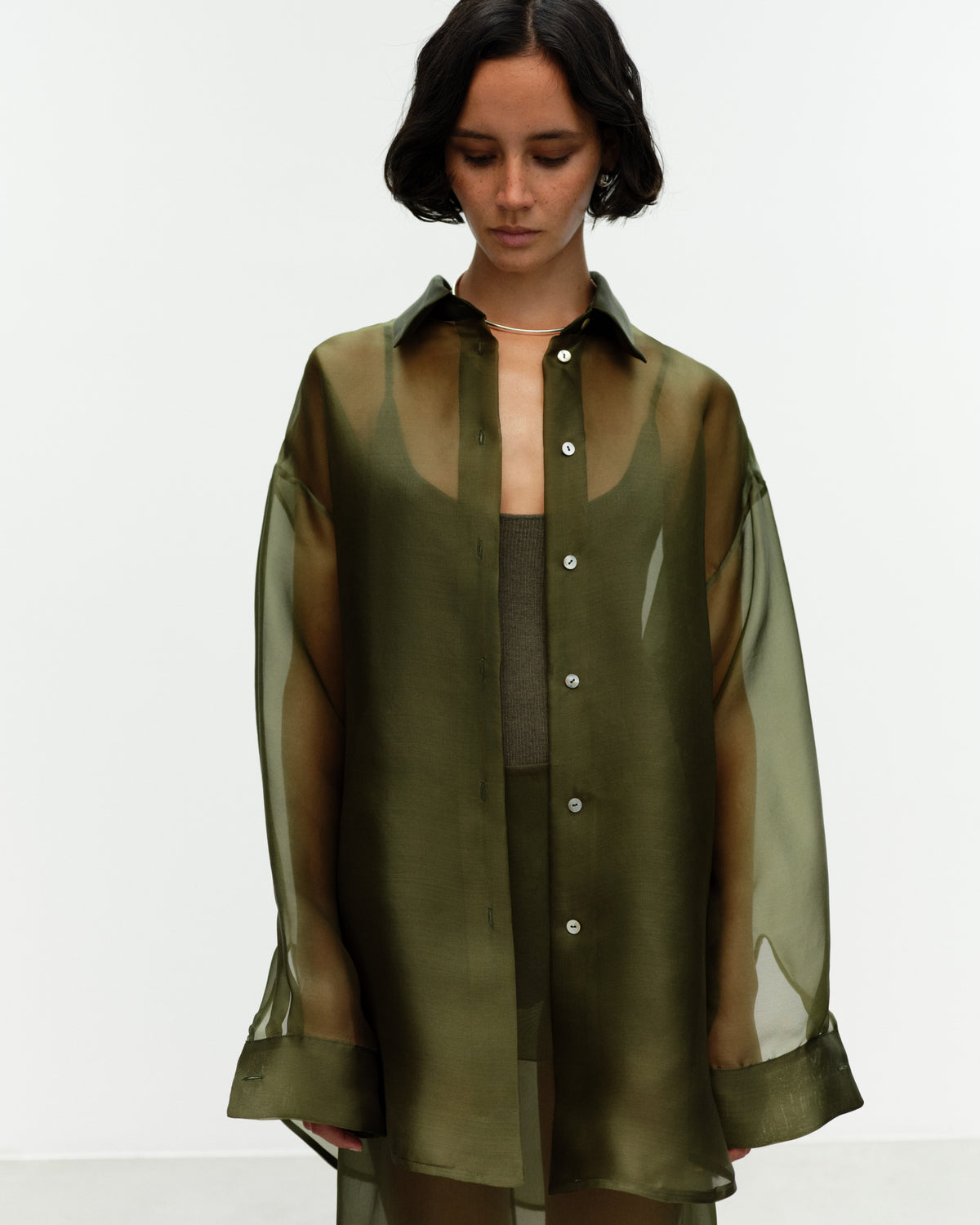 IONA Oversize Organza Shirt