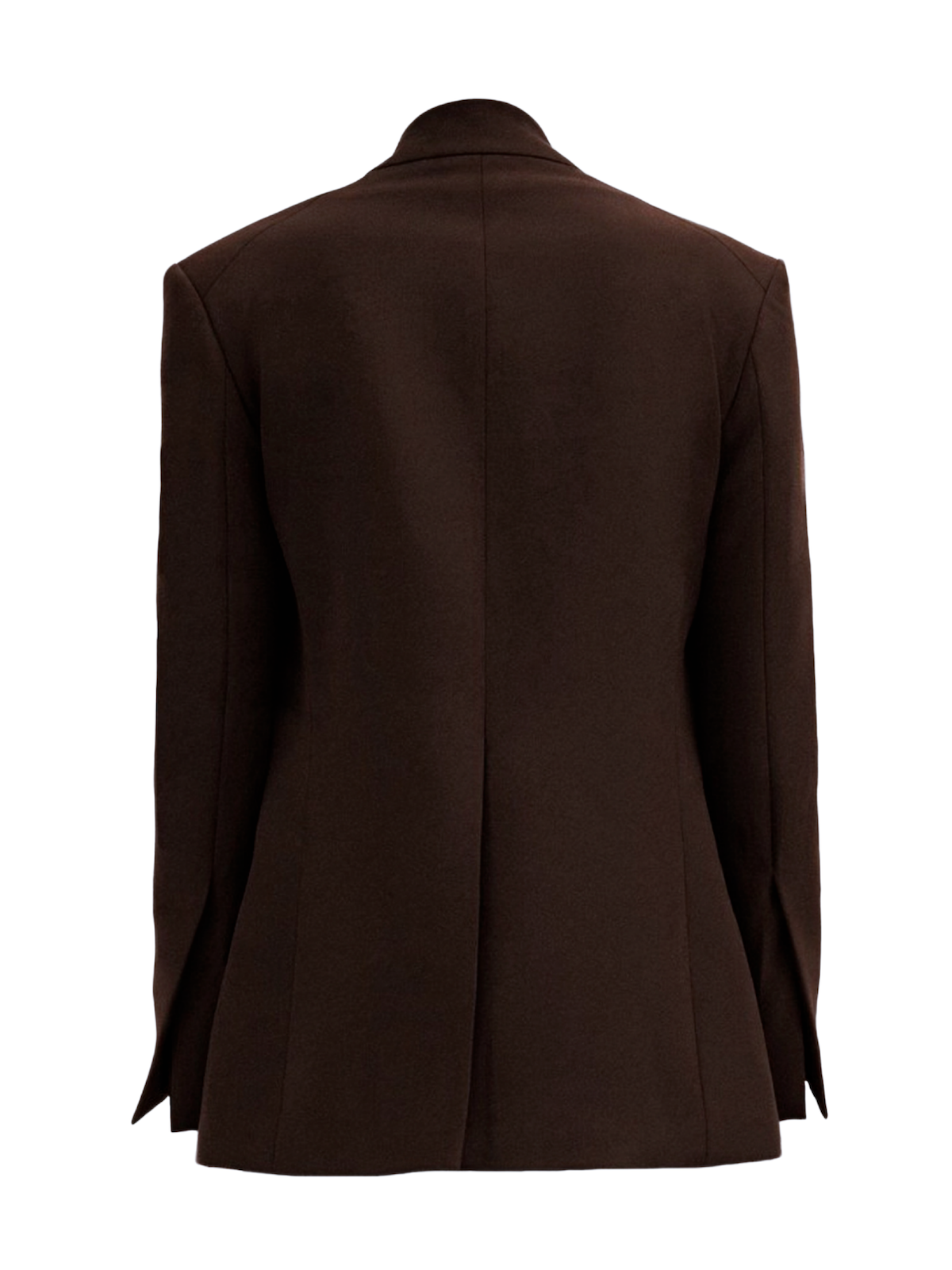 HANNIE Neckless Jacket Brown
