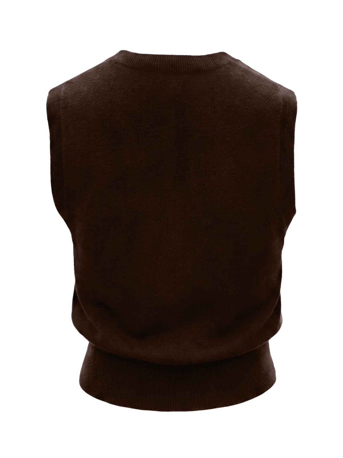 MARINE Sleeveless Henley Sweater
