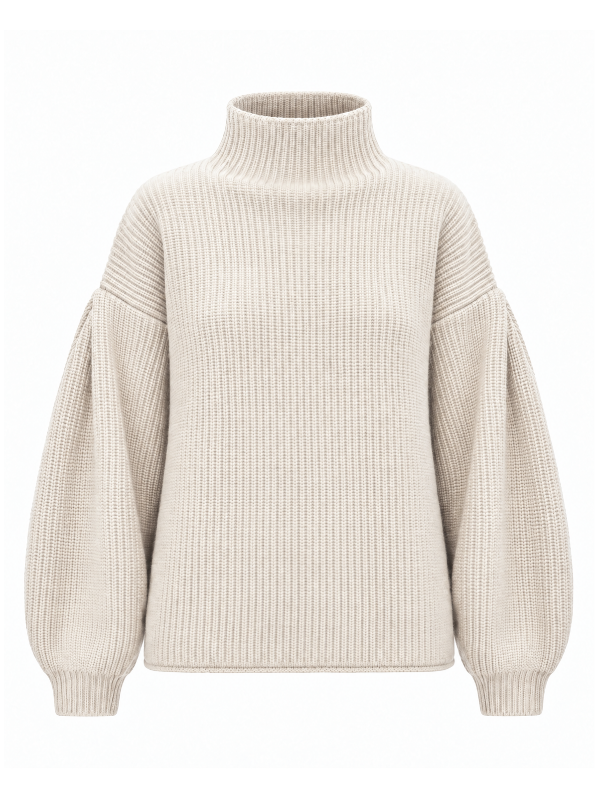 HALEY Ribbed Funnel neck Sweater