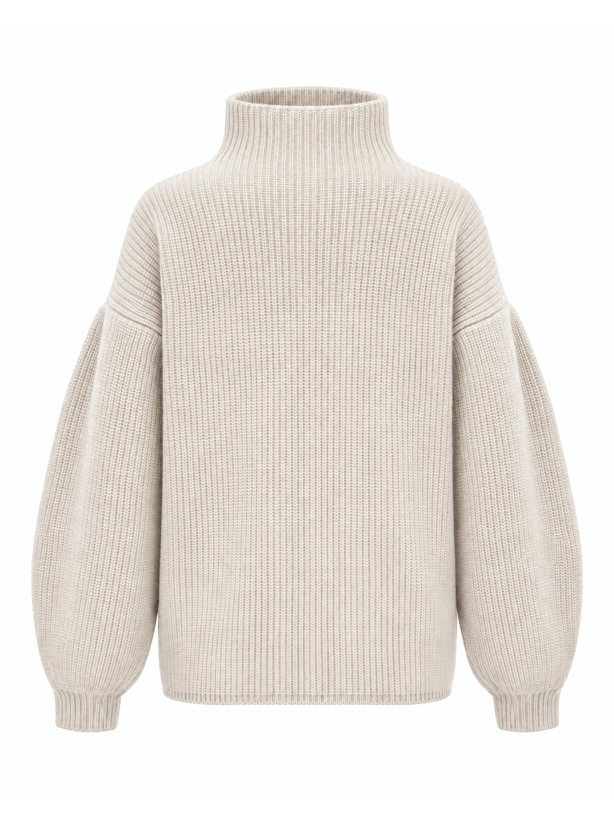 HALEY Ribbed Funnel neck Sweater