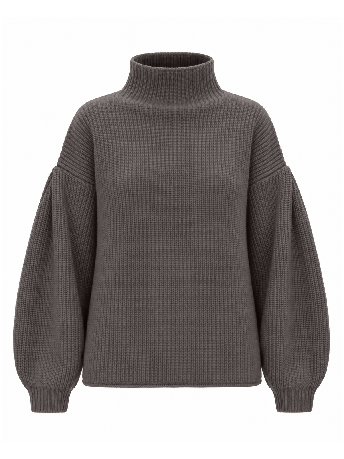 HALEY Ribbed Funnel neck Sweater
