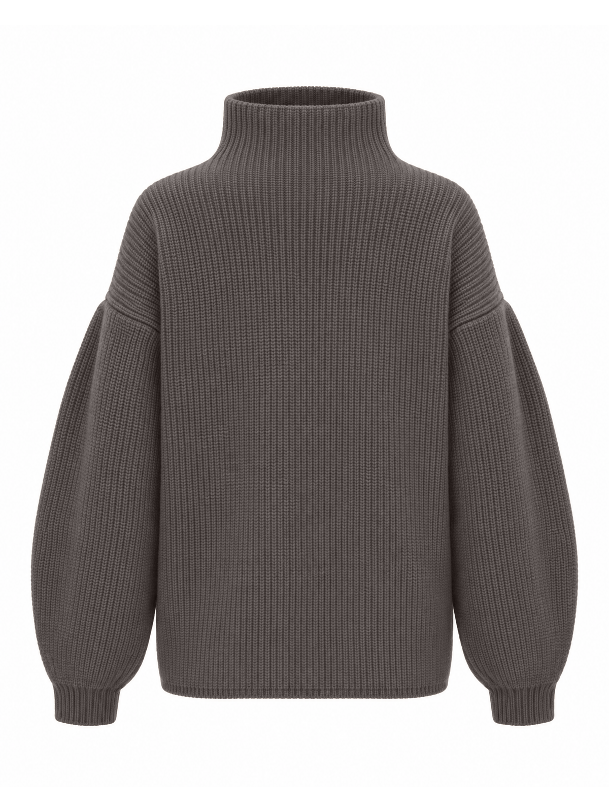 HALEY Ribbed Funnel neck Sweater