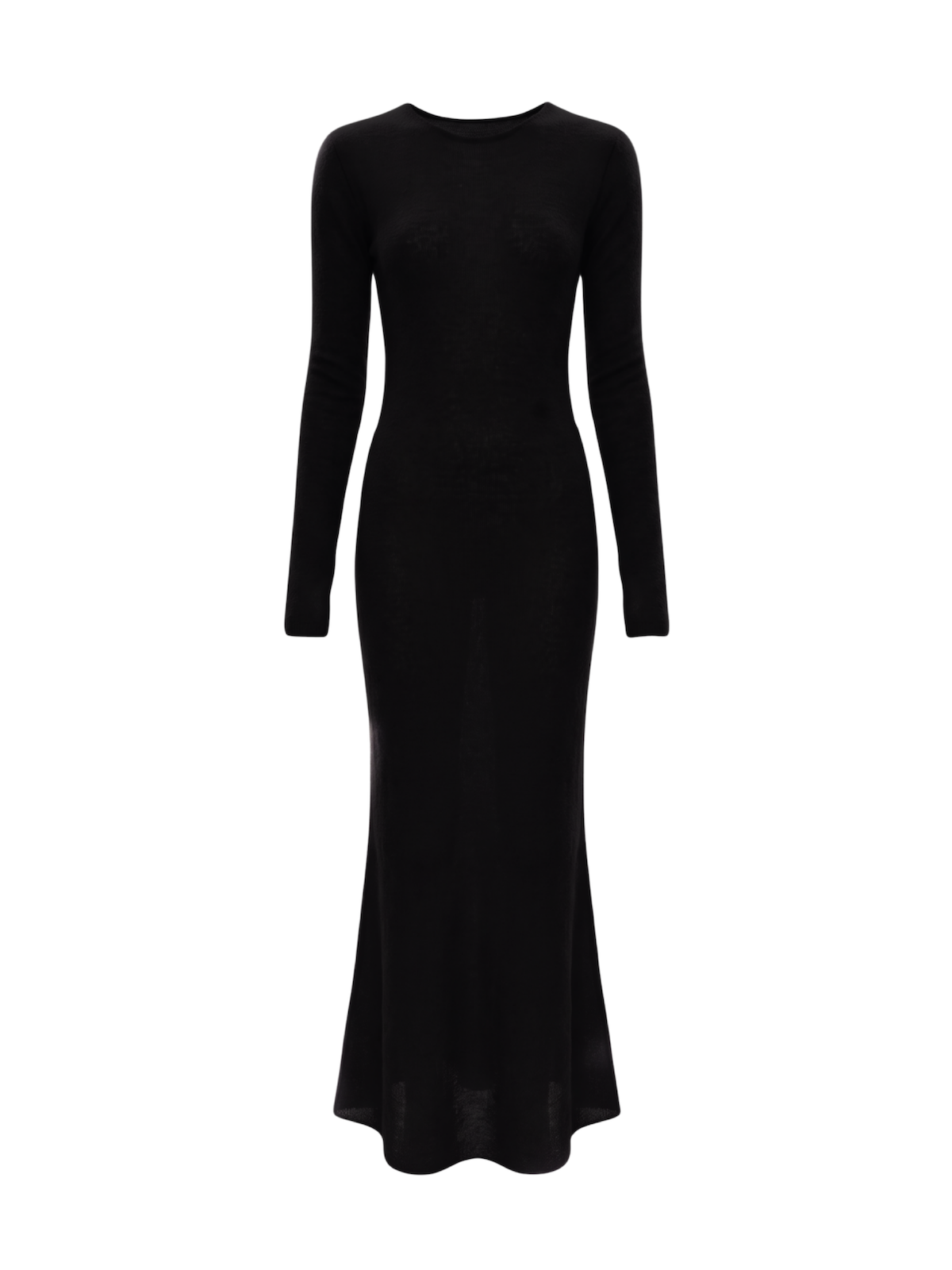 JANEL Round Neck Long Dress