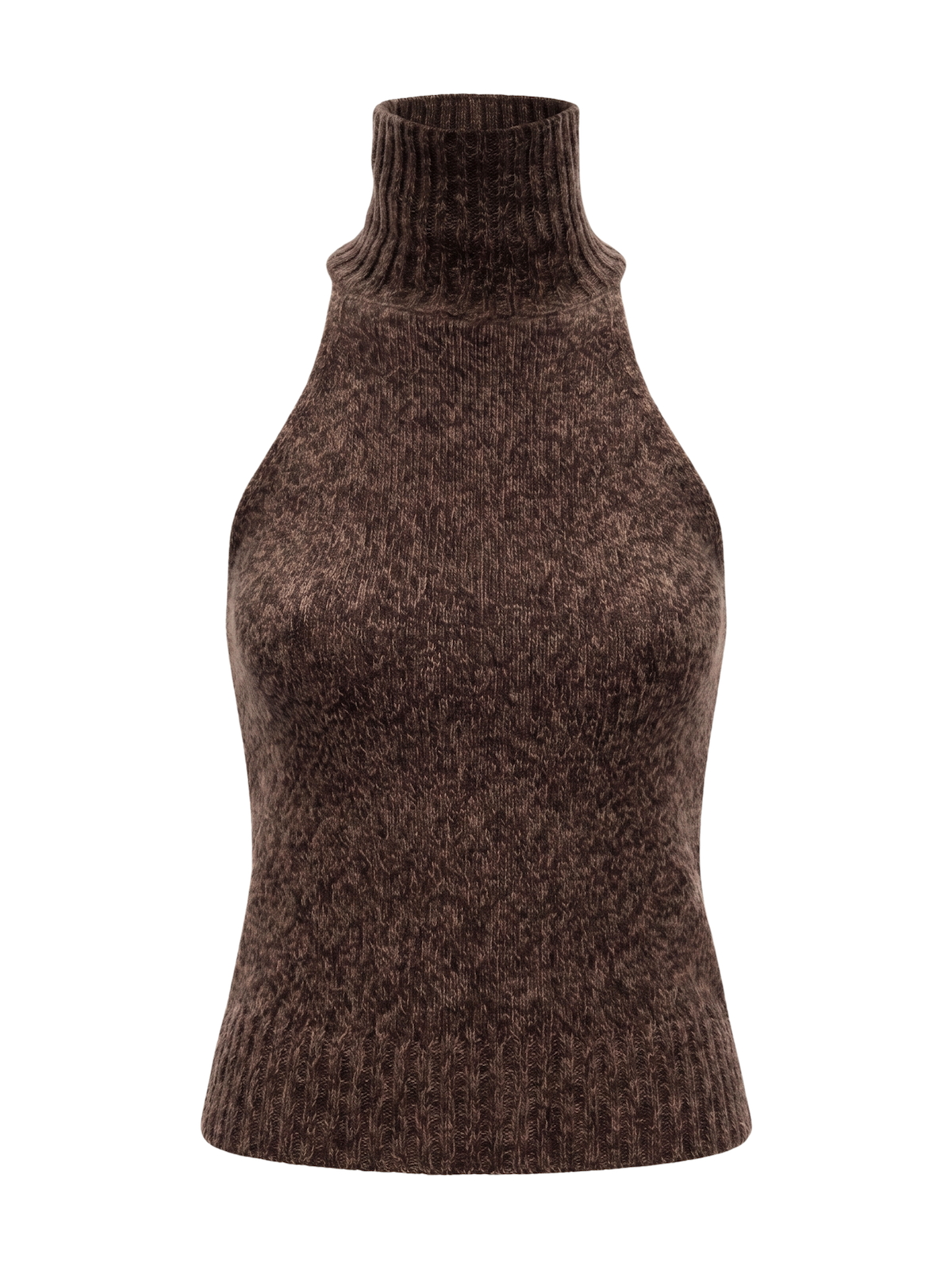 EDITH Sleeveless Turtleneck Sweater