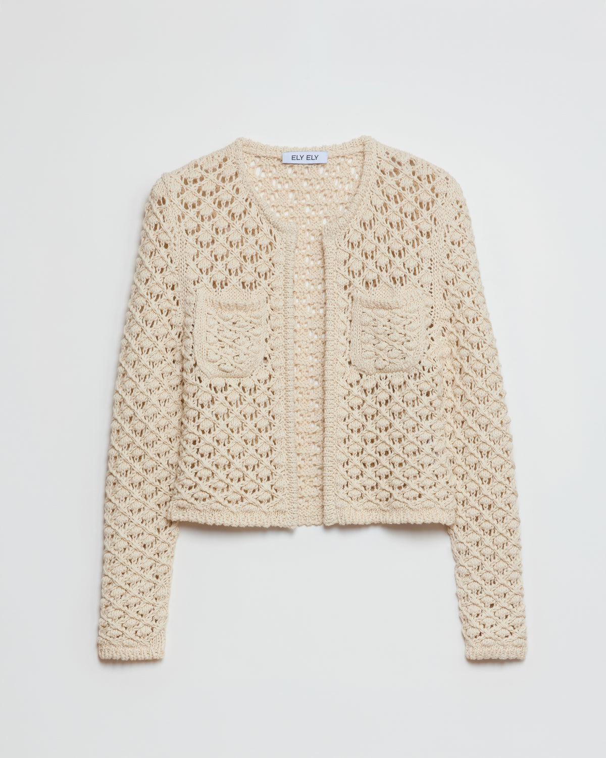 CARIN Round Neck Cardigan