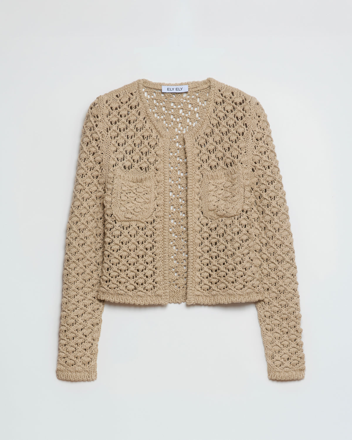 CARIN Round Neck Cardigan