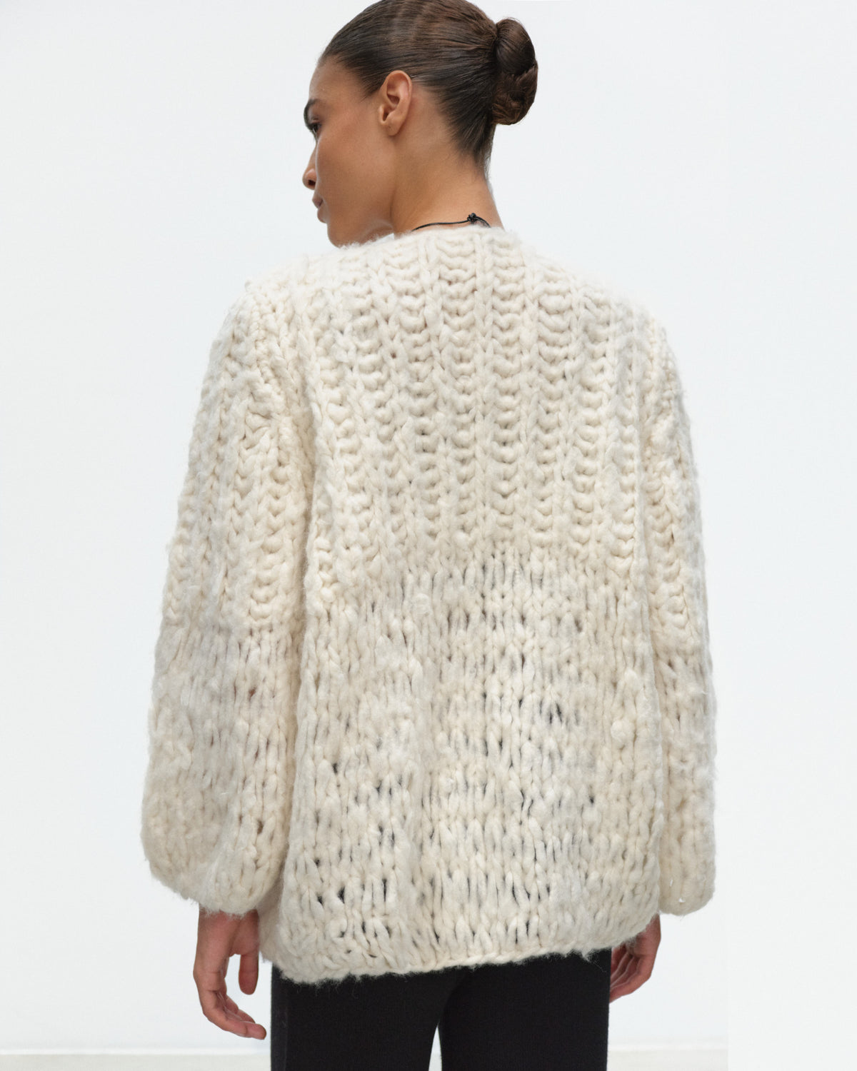 CLARICE Handmade Cardigan in Cashmere