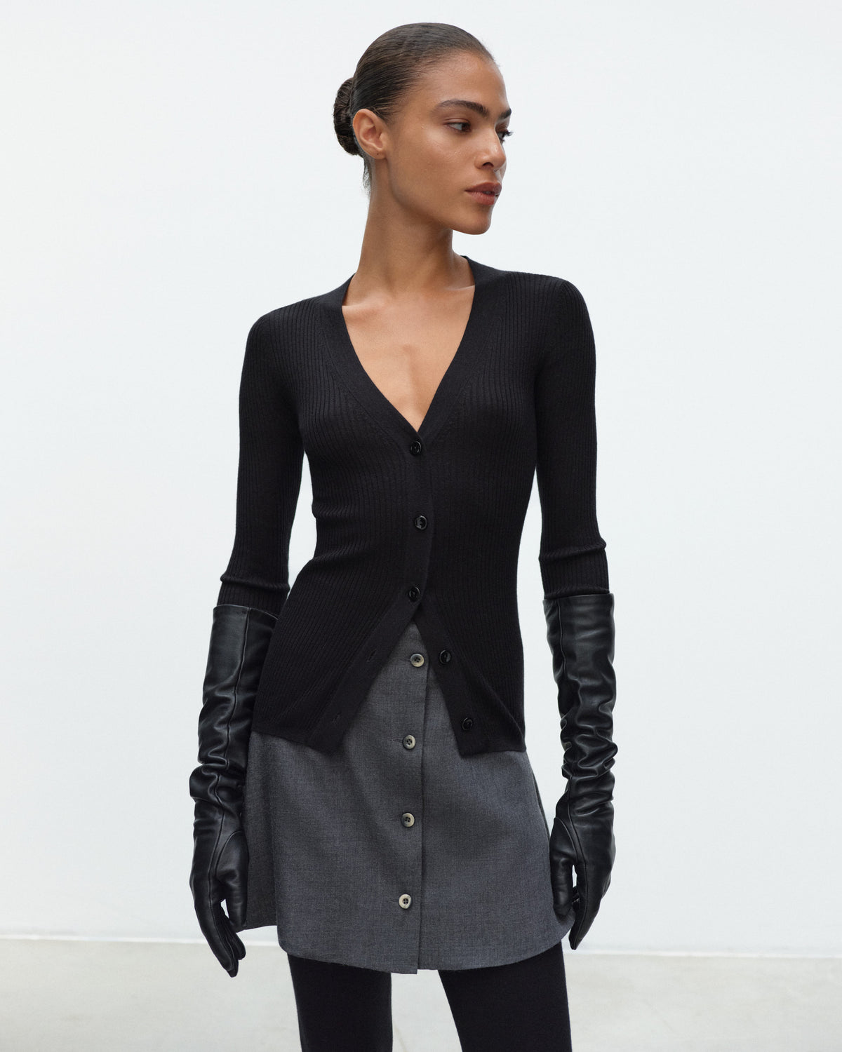 CLOE Cardigan in Silk and Cashmere