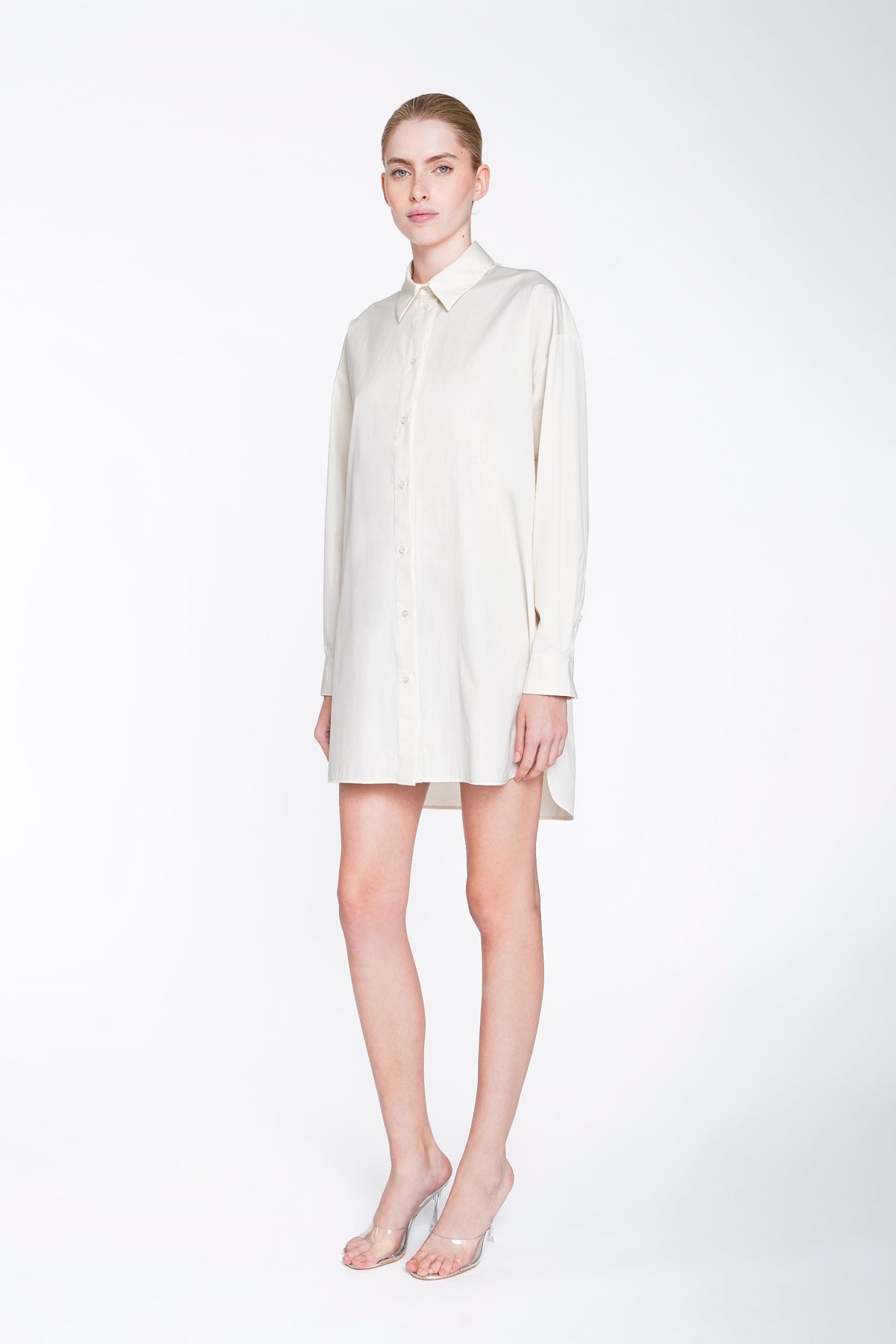 Long Shirt in Popeline