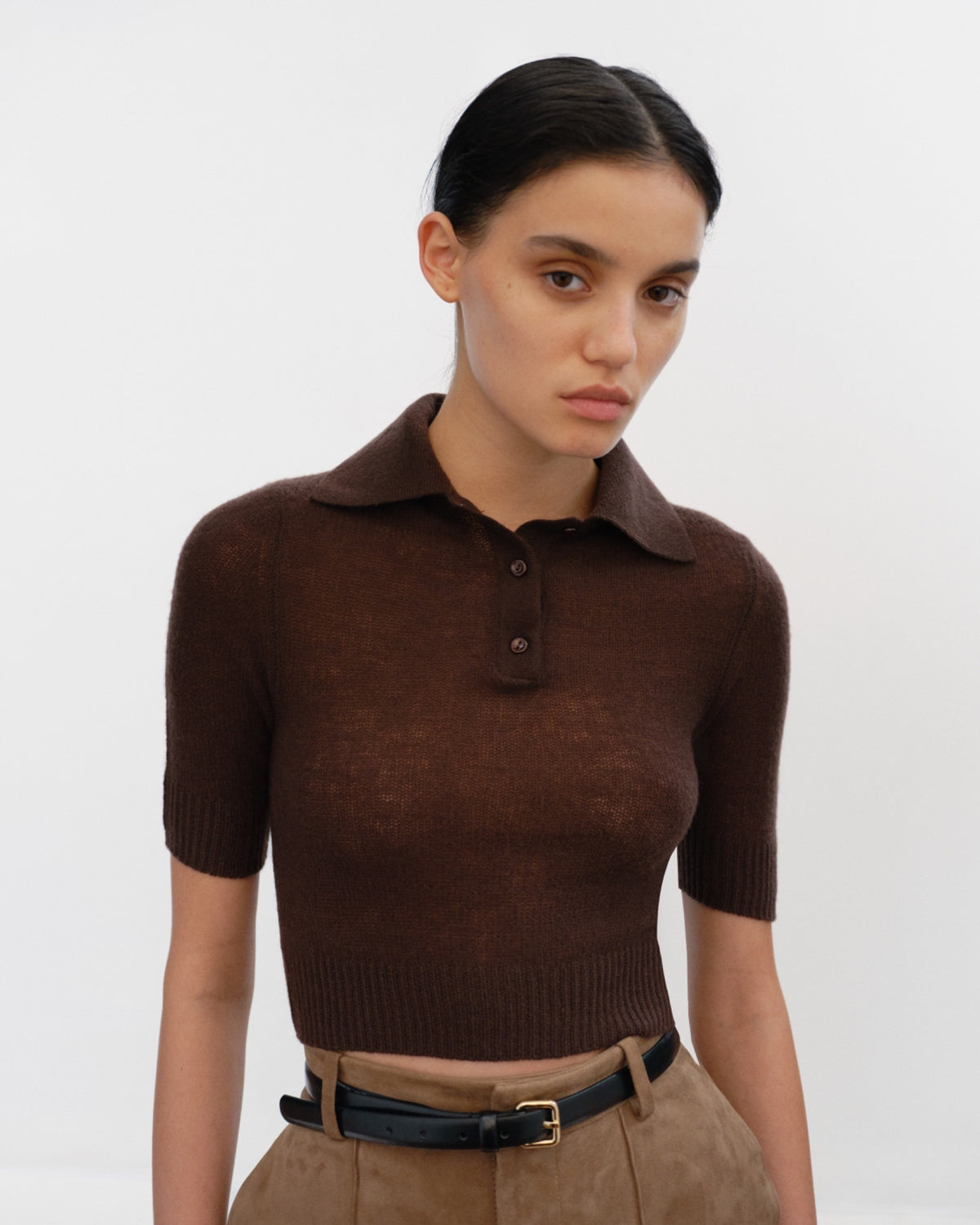 MARGOT Cropped Polo