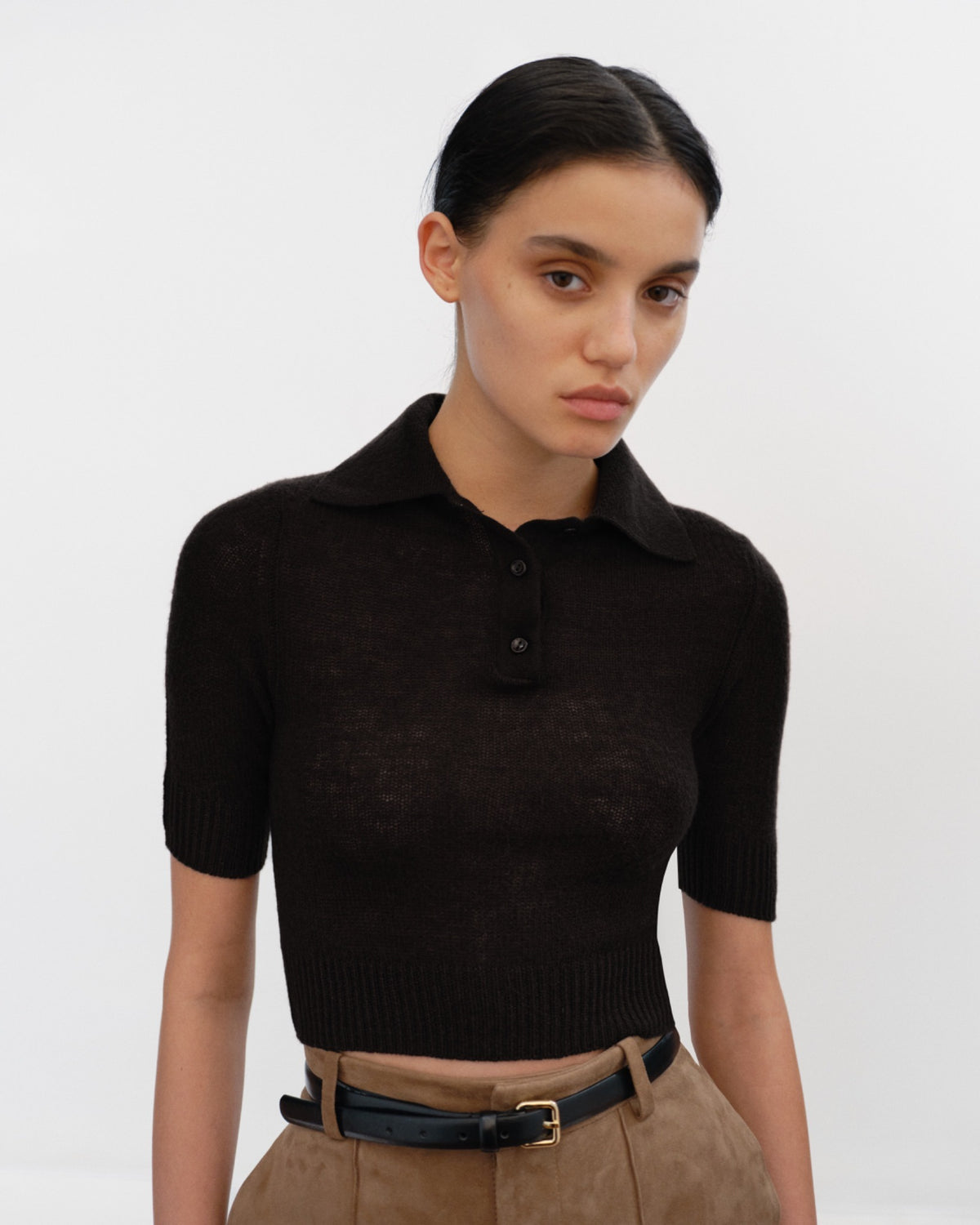 MARGOT Cropped Polo