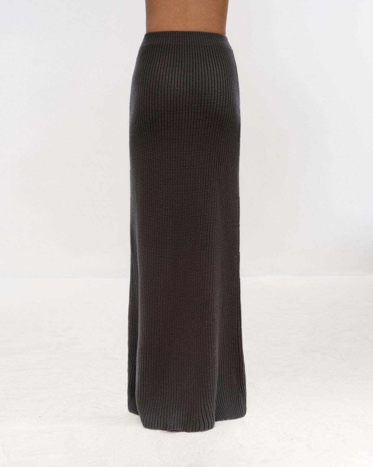HARRIET Ribbed Long Skirt Eiffel Tower