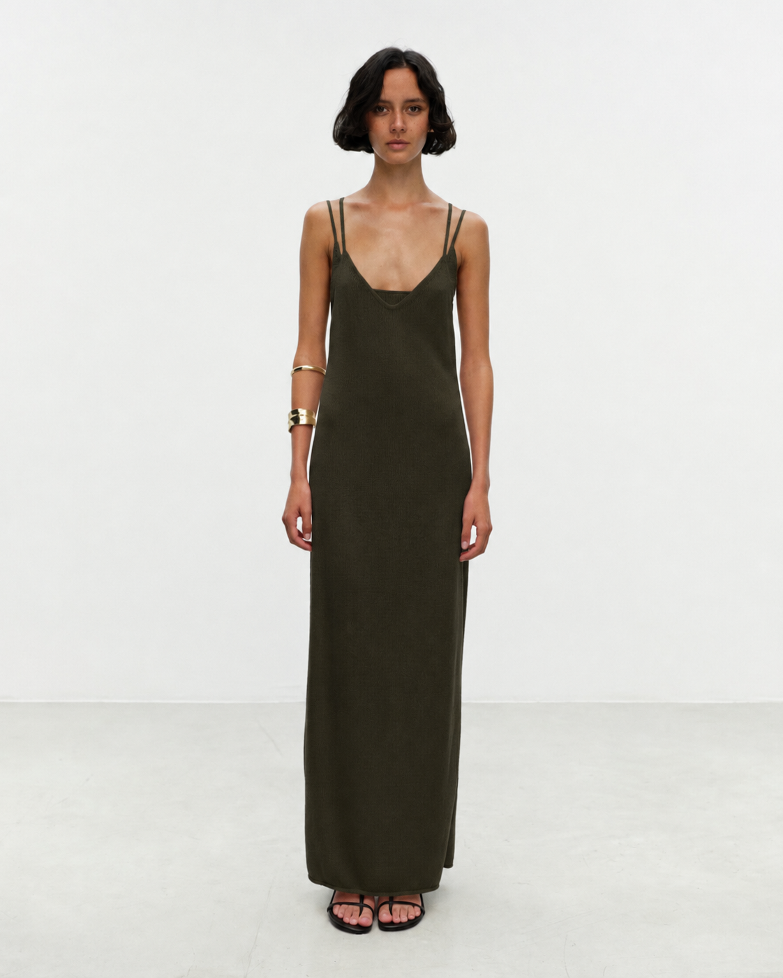 LIZZY Wool Cashmere Slip Dress