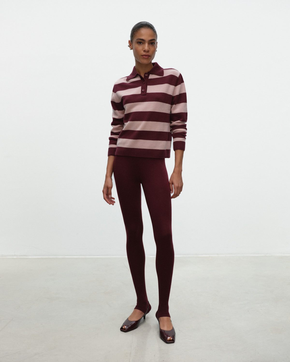 LENAS Stripes Polo in Cashmere