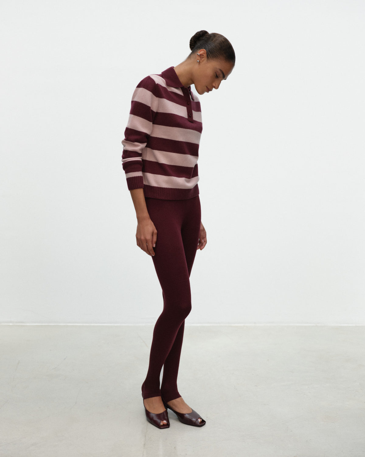 LENAS Stripes Polo in Cashmere