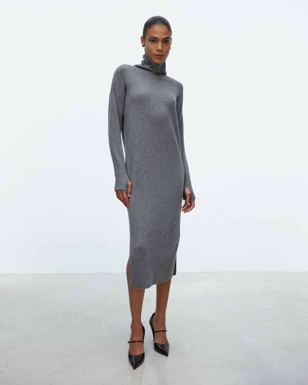 SHIRLEY Dress in Wool and Cashmere