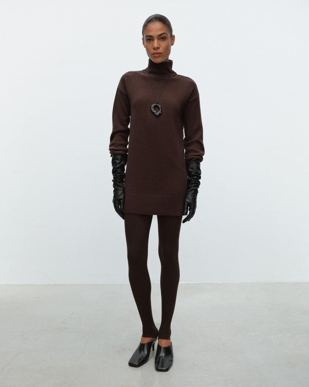 STACY Dress in Wool and Cashmere