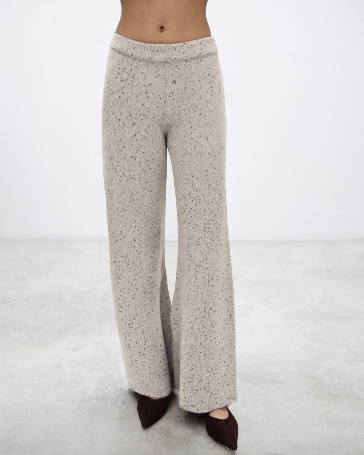 CECILE Wide Pants Brown