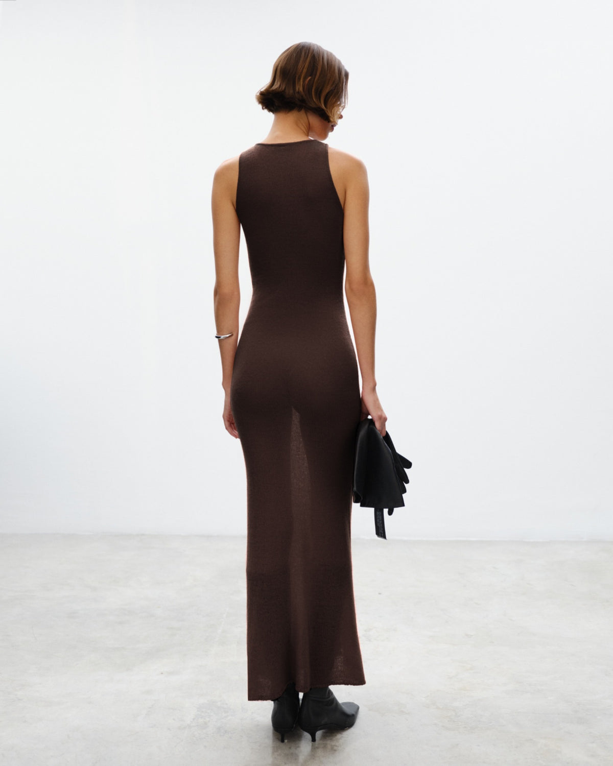 JANNA Sleeveless Round Neck Dress