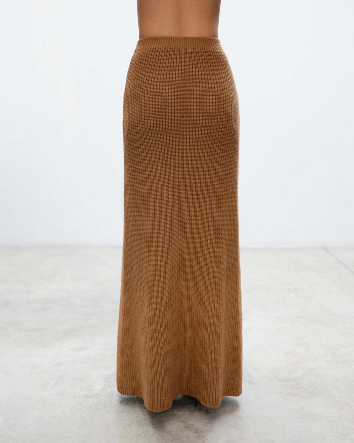 HARRIET Ribbed Long Skirt