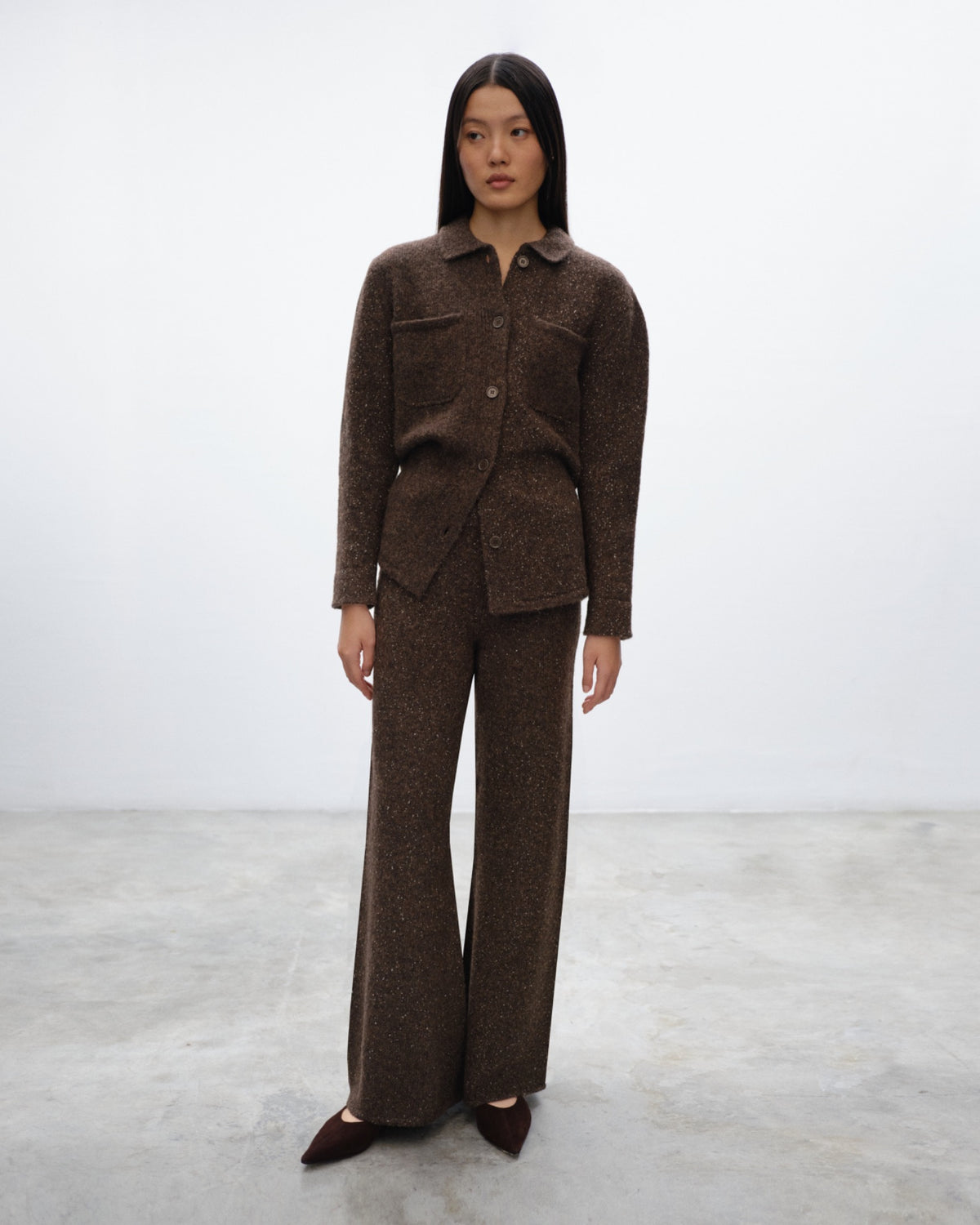 CANDICE Shirt with Pockets Brown