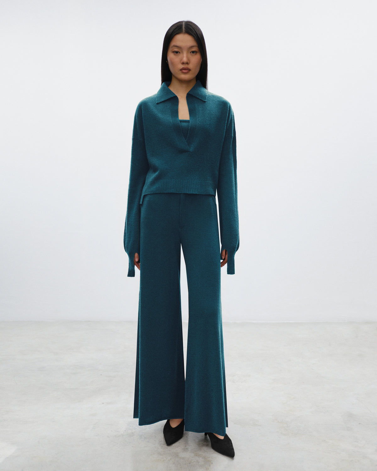 JULIA Open Neck Polo